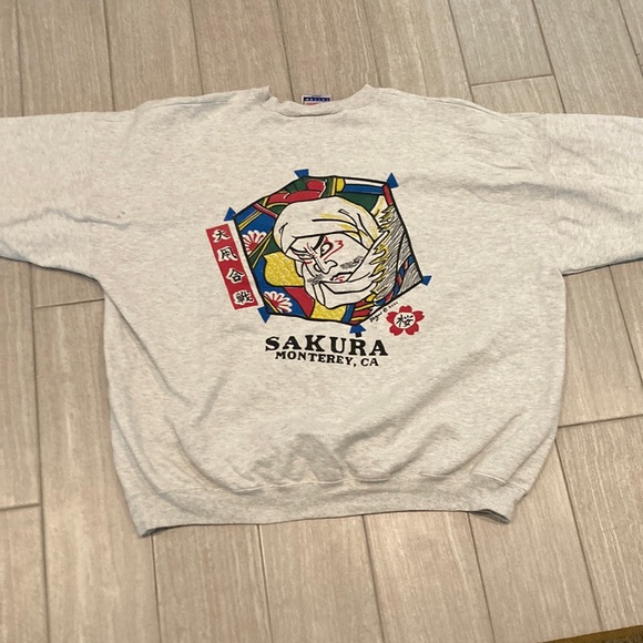 2000 Monterey California Sakura crew neck - Picture 1 of 6